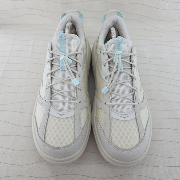 Hoka Womens Bondi B3LS Oat Milk Running Sneaker Shoes 1155351-OKT Size 12 NEW - Picture 3 of 10